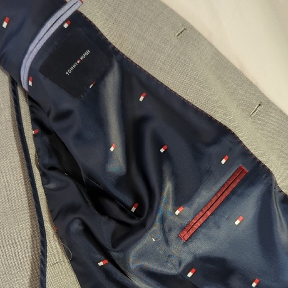Men's TOMMY HILFINGER Gray Blazer 40L AMAZING,SHARP DRESSED MAN.. - Picture 7 of 16